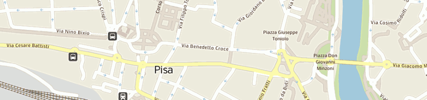Mappa della impresa pancino snc a PISA
