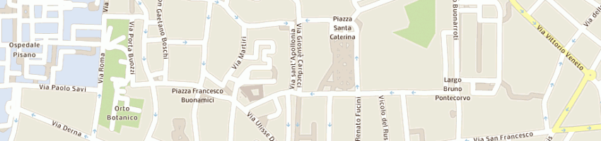 Mappa della impresa scuola superiore di studi e perfezionamento sanna a PISA