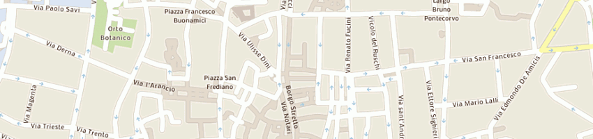 Mappa della impresa megastore srl a PISA