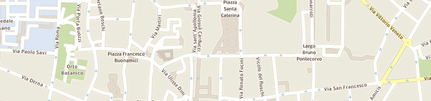 Mappa della impresa societa' italiana marketing a PISA