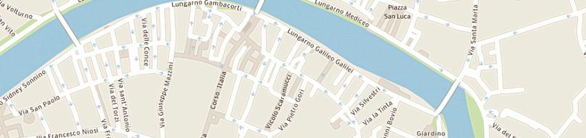 Mappa della impresa sanmartino80 srl a PISA