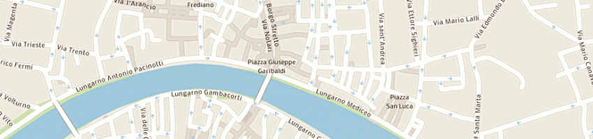 Mappa della impresa sirio zucchelli sas di stefano zucchelli e c a PISA