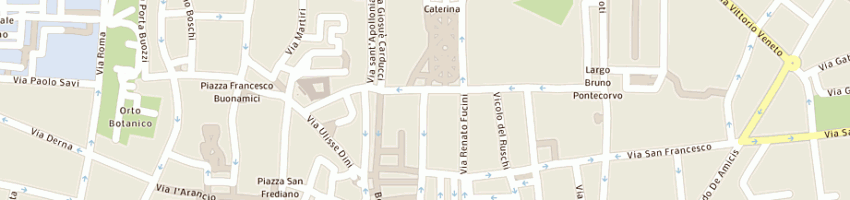 Mappa della impresa afrodite estetica di stefania gabriele a PISA