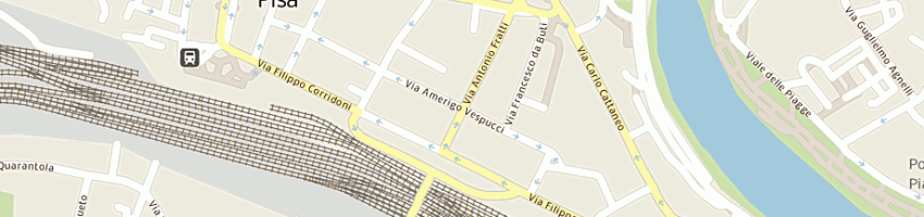 Mappa della impresa ape service soccooprl a PISA