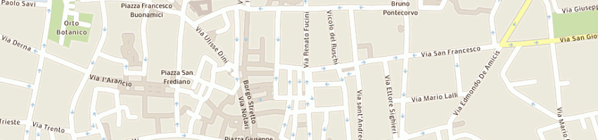 Mappa della impresa istituto estetica cinzia a PISA