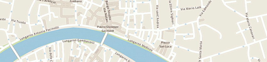 Mappa della impresa uffici giudiziari a PISA