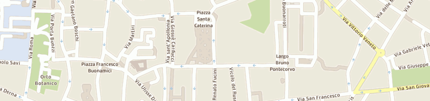 Mappa della impresa studio dentistico dott marco novi a PISA