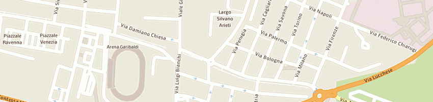 Mappa della impresa fast system srl a PISA