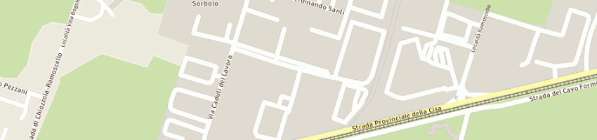 Mappa della impresa bandini e cantarelli snc a PARMA