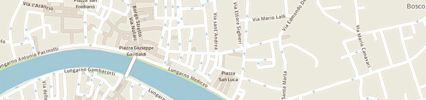Mappa della impresa centro servizi immobiliari a PISA