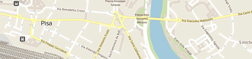 Mappa della impresa ottica contattologica niccolini a PISA