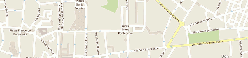 Mappa della impresa pratostudio di cosenza gianni maurizio e c sas a PRATO