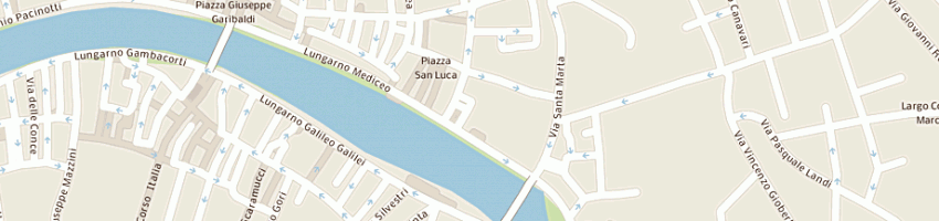 Mappa della impresa prefettura di pisa a PISA