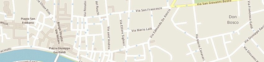 Mappa della impresa questura di pisa a PISA