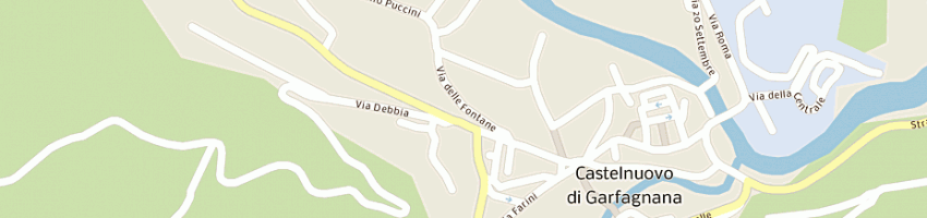 Mappa della impresa andreucci lorietta snc di mazzei davide e c a CASTELNUOVO DI GARFAGNANA