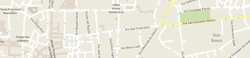 Mappa della impresa hair group sas di stefanini milko e c a PISA