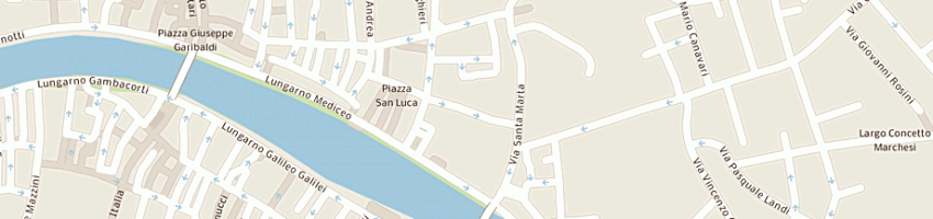 Mappa della impresa archimede informatica soc coop a PISA