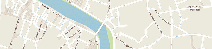 Mappa della impresa prosperini mario e c snc a PISA
