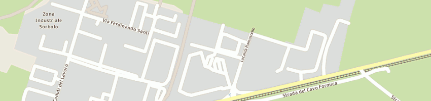 Mappa della impresa ferrari enrico di ferrari lucio e c snc a SORBOLO