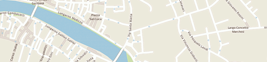 Mappa della impresa sbrana ivo a PISA