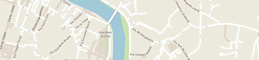 Mappa della impresa studio dentistico ratti dott marisa a PISA