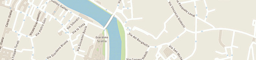 Mappa della impresa circolo ricreativo rinascita a PISA