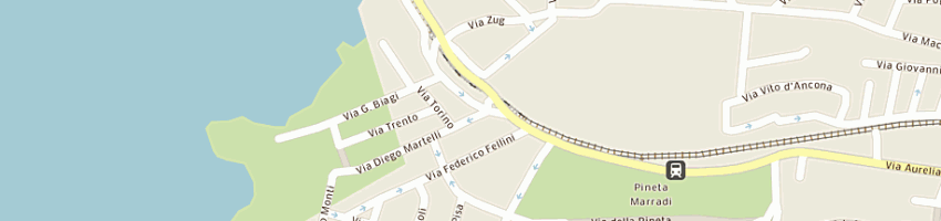 Mappa della impresa marzia ferrami a LIVORNO