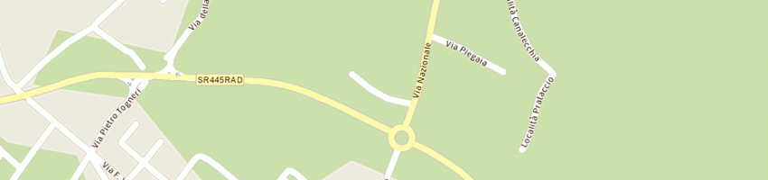 Mappa della impresa imballaggi rossi srl a PIEVE FOSCIANA