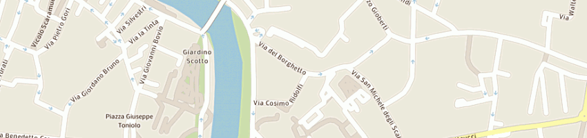 Mappa della impresa ristorante pizzeria bella napoli a PISA