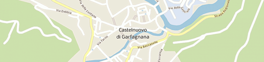 Mappa della impresa pedreschi giuliana e c (snc) a CASTELNUOVO DI GARFAGNANA