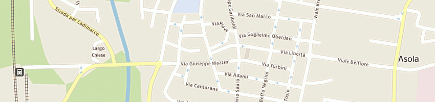 Mappa della impresa zanini ugo a ASOLA
