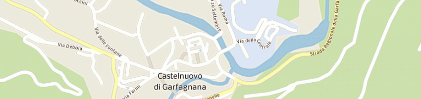 Mappa della impresa agenzia delle entrate ufficio delle entrate a CASTELNUOVO DI GARFAGNANA