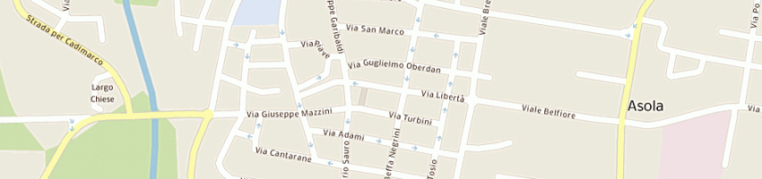 Mappa della impresa societa' asolana frutta e verdura (snc) a ASOLA