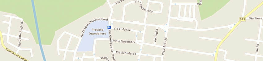 Mappa della impresa comaz di azzini francesco e c (snc) a ASOLA