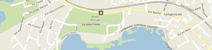 Mappa della impresa unione sportivacastiglioncello a ROSIGNANO MARITTIMO