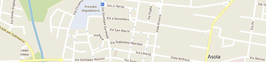 Mappa della impresa studio asset di cerini michela e ghidelli manuela snc a ASOLA