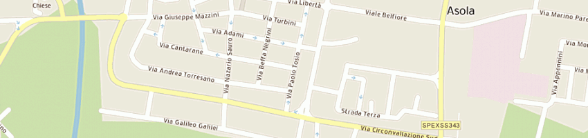 Mappa della impresa perazzolo angelo e c (sas) a ASOLA