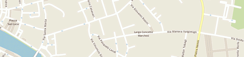 Mappa della impresa topi carlo medico chirurgo a PISA