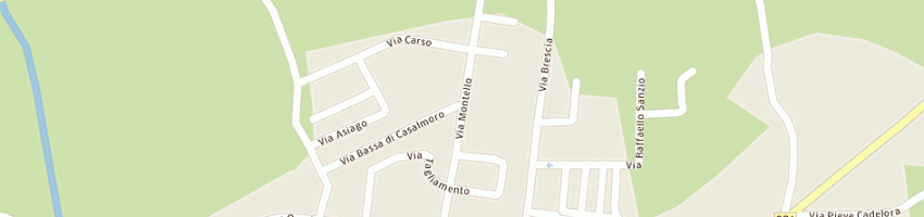 Mappa della impresa carpaneda dina a ASOLA