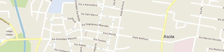Mappa della impresa brocchi ruggero a ASOLA