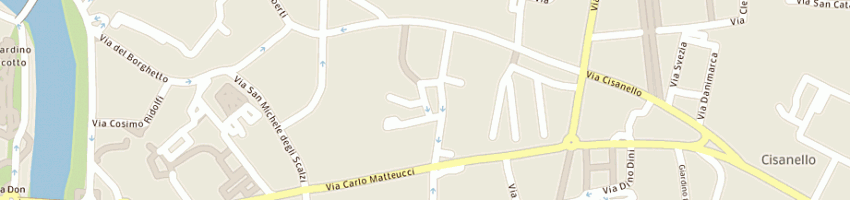 Mappa della impresa pierazzini e taddei a PISA