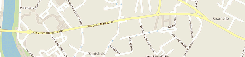 Mappa della impresa scuola di musica giuseppe bonamici a PISA