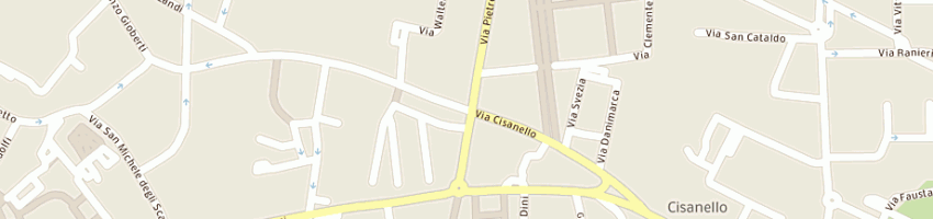 Mappa della impresa parrucchiera per signora miria piva a PISA