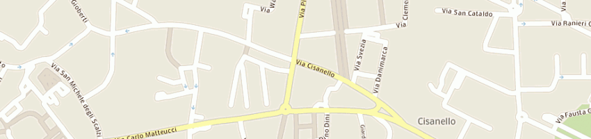 Mappa della impresa discount dell'abbigliamento di ciarlo cristiana a PISA