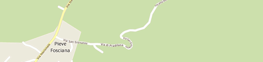 Mappa della impresa farmacia lupetti di antonella lupetti a PIEVE FOSCIANA