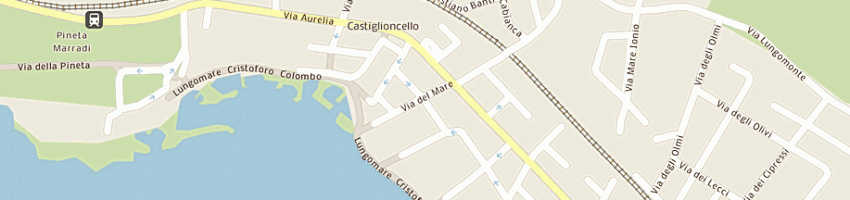 Mappa della impresa pensione quisisana a ROSIGNANO MARITTIMO