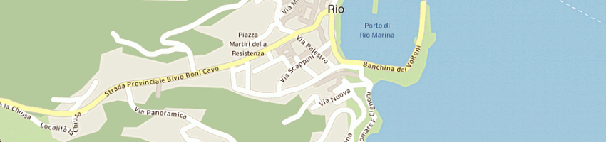 Mappa della impresa circolo nautico cavo a RIO MARINA