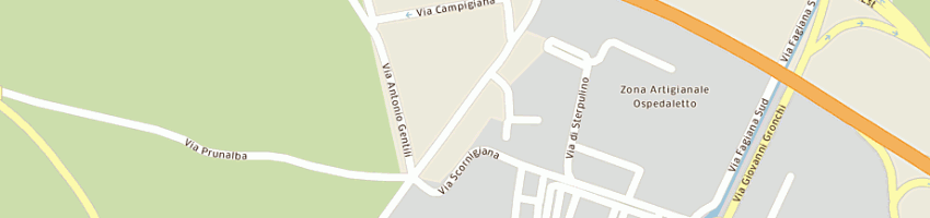 Mappa della impresa la sicurezza srl a PISA