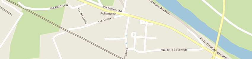Mappa della impresa dado  di tirella piero a PISA