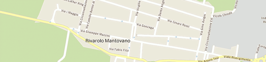 Mappa della impresa pini claudio a RIVAROLO MANTOVANO